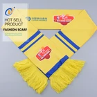 Top quality cheap price new design knitted satin silk scarf custom printed