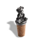 Zinc alloy red wine stopper, cork wine bottle stopper, airtight stopper