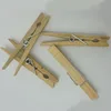 2016 wholesale selling wood color natural style pegs 4 pcs package clothespin bag /