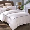 China Products Luxury Hotel Embroidered 400TC Cotton Queen Size Duvet Cover