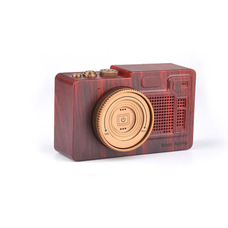Music Apollo B9 Portable Mini Speaker Indoor Wireless Speaker Customized Support FM/TF Card/AUX/USB - ANKUX.COM