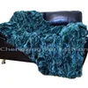 CX-D-87 100% New Zealand Real Fox Fur Handmade House Carpets and Rugs