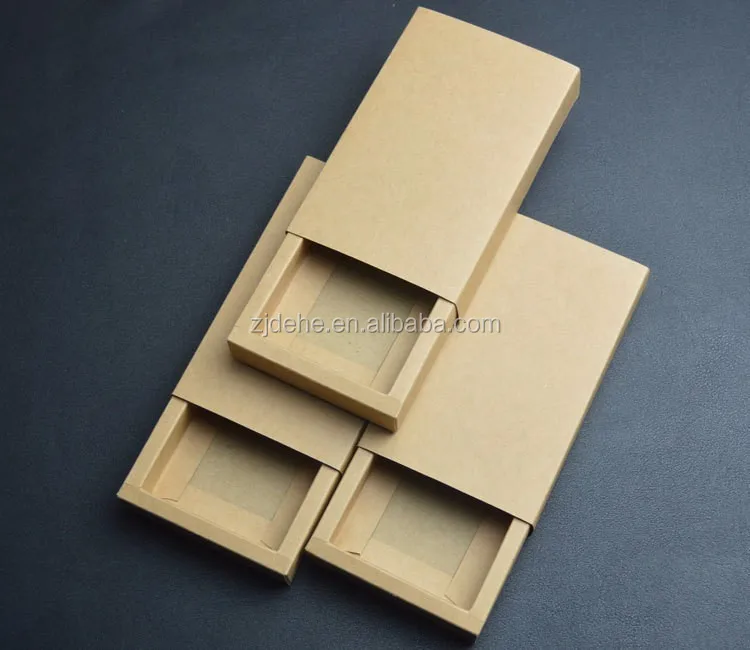 kraft paper handmade soap packaging box slide drawer box - buy