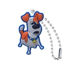 Promotional cheap custom shaped silicone key chain 3d cute plastic rubber anime soft pvc keychain