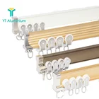 Easy Glide Flexible Bend Cut To Size Shape Aluminum Shower Curtain Rail