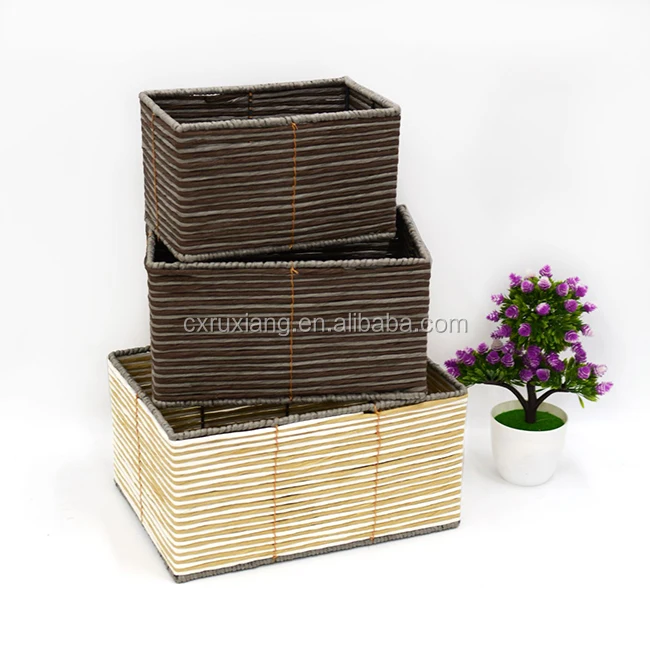woven folding wholesale rectangular cheap bakery bread baskets