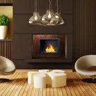 2019 new classic mdf alcohol ethanol wood stove fireplace mantels surround (FP-002M)