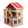 Kids Dramatic Pretend Play Toys Big 3 Layer Wooden Doll House