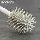 BOOMJOY Q4 TPR rubber bristles non-abrasive baby bottle cleaning feeding bottle brush