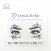 Face Festival Jewels Eye Diamond Acrylic Crystal Rhinestone 3D Tattoo Sticker Body Art Gems For Party