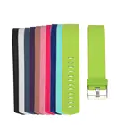 Custom Colorful Sport Soft Silicone rubber wristband Watch band strap for apple