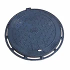 EN124 Heavy Duty Ductile Iron Sewer Round Manhole Cover