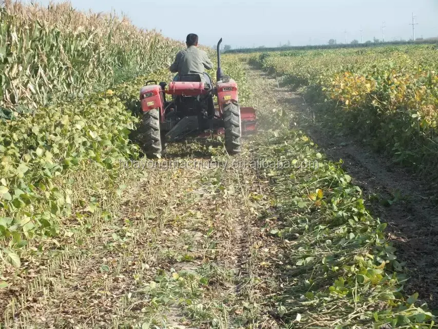 Large Tractor Driven Mini Soybean Combine Harvester Buy Mini Soybean