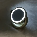 Lighted Led Magnifying Double Makeup Table Mirror