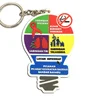 Wholesale Cheap Custom creative souvenir 3D Silicon Emoji Soft Pvc rubber Keychain