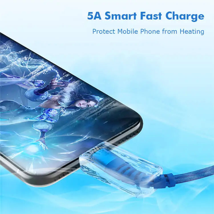 5A Fast Charging USB 3 to USB C Cable 1M for Huawei mate 20 support Supercharge and QC2.0 /OC3.0 /QC4.0 - ANKUX.COM