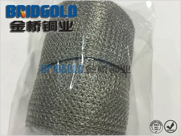 Tin Coated Knitted copper wire mesh