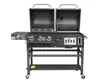High quality 3 main gas and charcoal grill combo for backyard