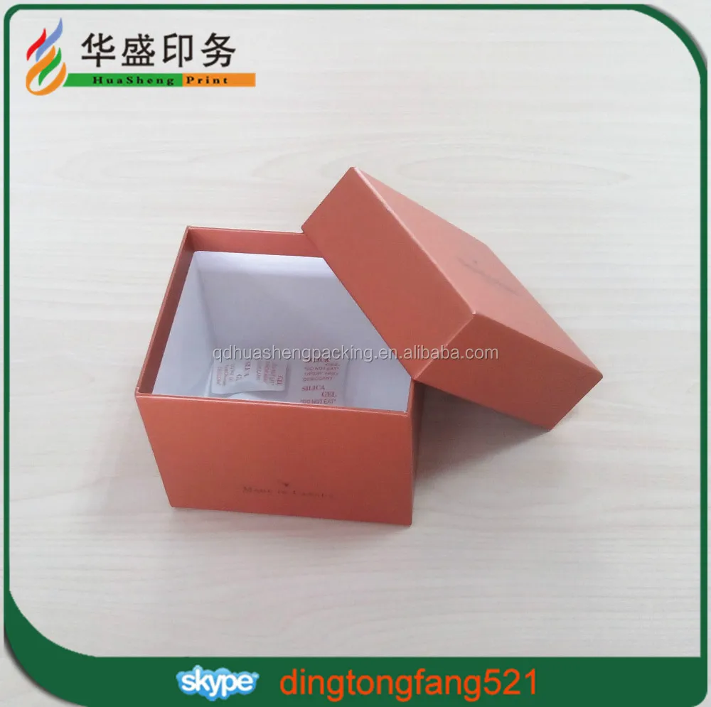 custom luxury two piece cardboard gift box with logo print