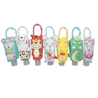 Custom 3D cartoon Christmas silicone hand sanitizer cover pocketbac holders for Christmas