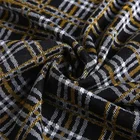 New product home textile checkerboard jacquard spandex fabric for curtains