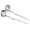 Creative Hot Pot Spoon Metal Stainless Steel Soup Spoon for Chafing Dishes with Hook