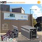 HBM new product thicken aluminum snap frame light box digital signage led outdoor large poster box