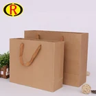 Wholesales Custom Logo Big Kraft Shopping Paper Bag