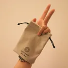 New Fancy Handmade Custom Small Velvet Jewelry Pouch Bag Drawstring Factory Price