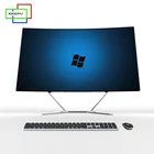 OEM ODM 21.5" 23.8" 27" Inch LCD Screen Monitor Integrated Intel Processor All In One PC Gaming Desktop Computer