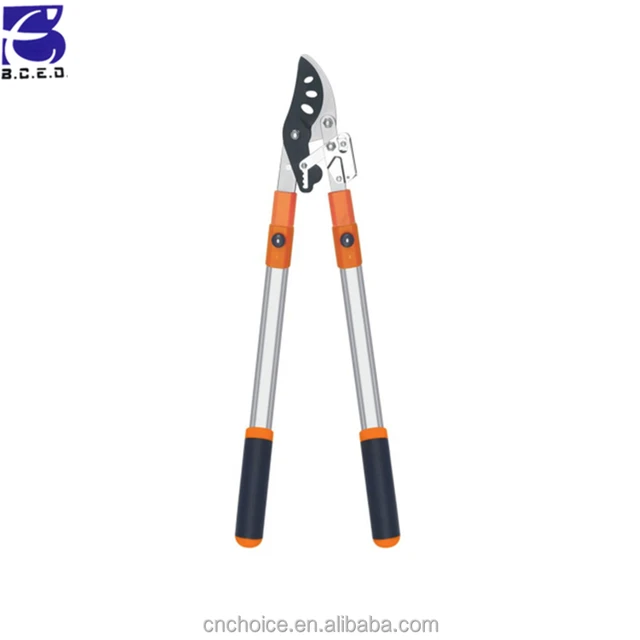 telescopic handle metal garden lopping shears