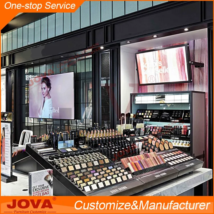Customized fashion designed cardboard display stands for cosmetics (5).jpg
