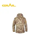 China manufacturer high quality men military camo tactical softshell jacket