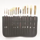 custom professional real quality paint brushes set arts and crafts supplies