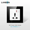 Lanbon Universal CN AU EU US type Lanbon smart WiFi plug portable plug socket in wall mobile phone APP 2G 3G 4G remote control