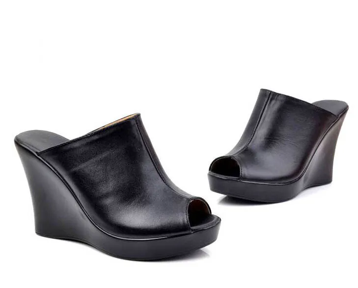 womens black mules with heels