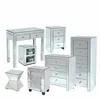 Venetian Mirrored Bedroom Furniture Bedside Chest of Drawers Dressing Table