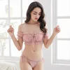 Plus Size Sexy Chiffon Transparent Ladies Underwear Tops And Panties