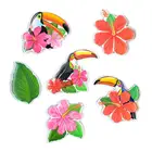 Toucan Fridge Magnets Bird Magnetic Accessories Home Decor epoxy Refrigerator Magnets