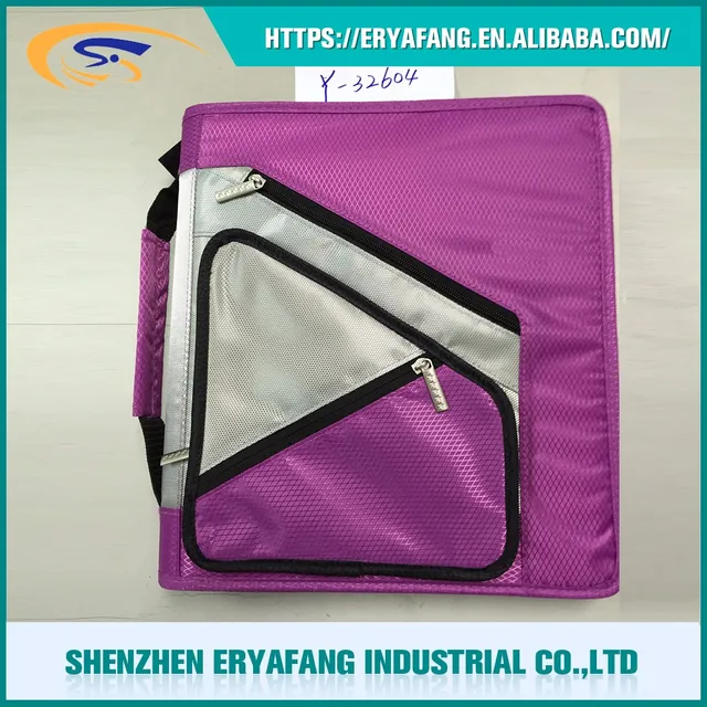 2016 Competitive Price Ring Binder 3 Clasp Folder With Calculator/ Pen/ Card Holder