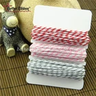 Retail packaging colored twisted cotton rope twine spool