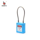 BOSHI OEM 150mm length wire cable shackle Safety Padlock KA KD