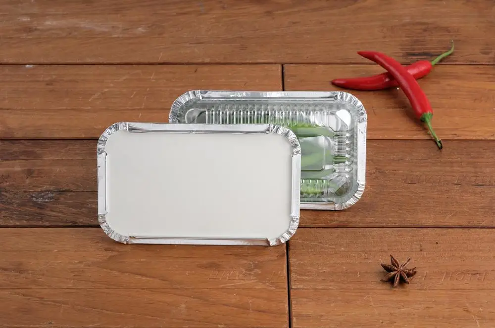 cardboard lid for aluminum foil container