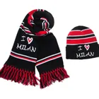 NEW DESIGN acrylic sports soccer hats scarf sets