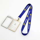 Manufacturers promotion activities metal card sets work ID lanyard sublimation