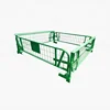 Australia industrial stacking collapsible foldable lockable steel metal wire mesh container storage cages pallets
