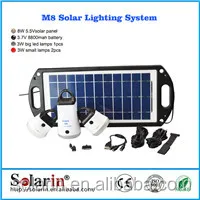 Portable Solar Power Systerm Kits/camping kits led light bicycle design wheel