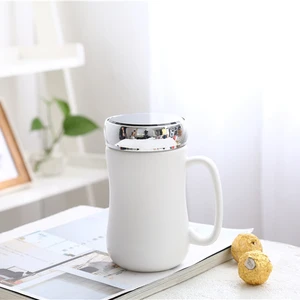 350 ml heat mugs / white ceramic thermons coffee mug keeping