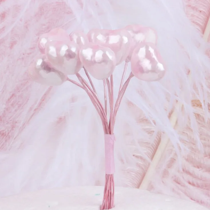 Новый design10pcs Творческий провод любовь сахар цветок торт украшения