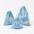 China factory laundry white cotton canvas cotton flannel drawstring bag custom